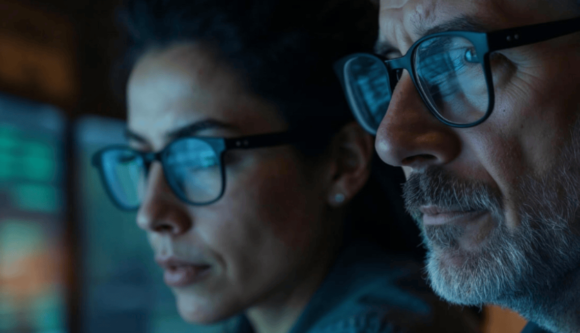 occhiali lavoro luce blu