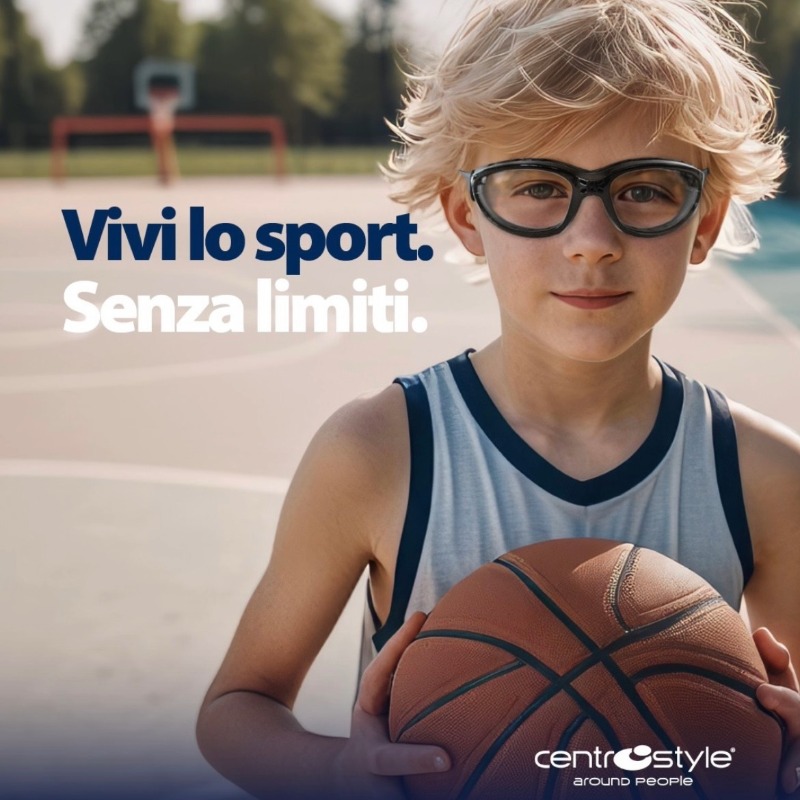occhiali sportivi per bambini