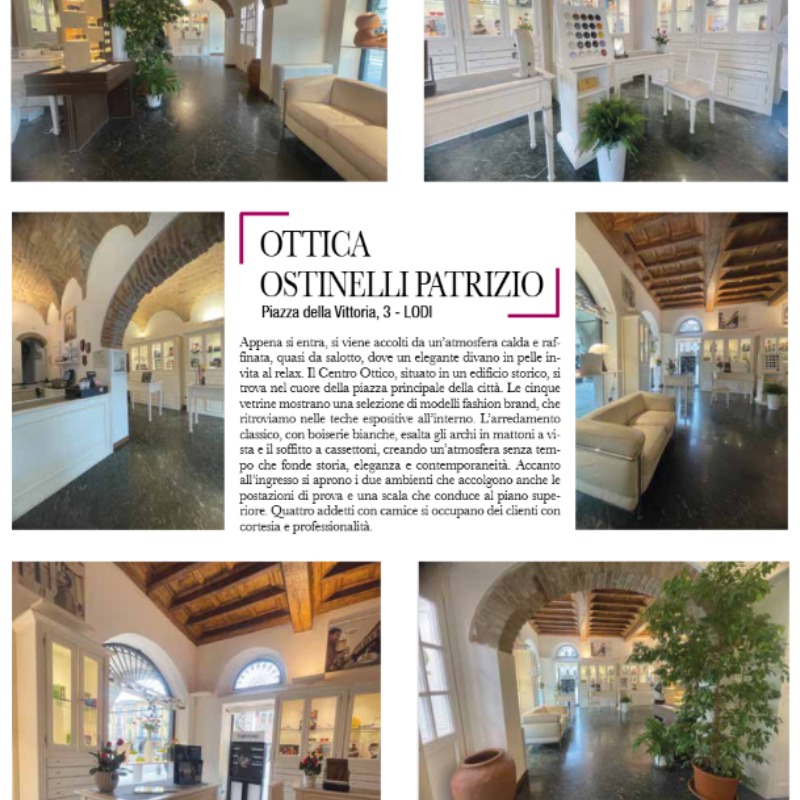 articolo che parla di ottica ostinelli sulla rivista VisionBiz